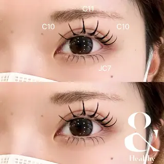 マツエク・マツパ Olivia 村上のマツエク・マツパデザイン