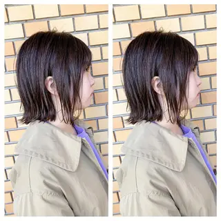 ミディアム サトウ レンマのヘアスタイル