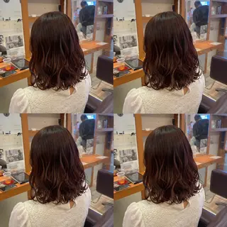 ミディアム カラー 【カラー指名No 1✨】原田響のヘアスタイル