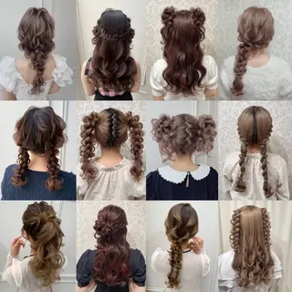 ヘアアレンジ 浅草ヘアセットサロン 🫧 Villageのヘアスタイル