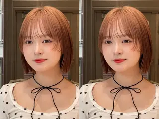 ミディアム ❤️ボブ/髪質改善 タッセルボブ/ユウキのヘアスタイル