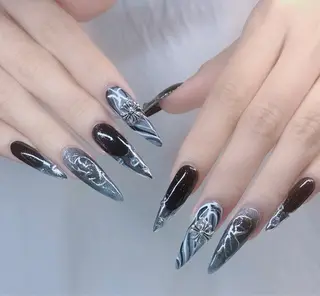 カラー AN NAのネイルデザイン