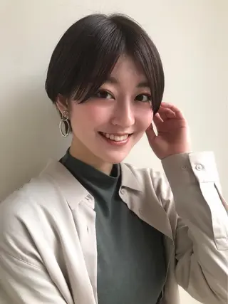 ショート イメチェンカット✂️ 錦糸町佐藤店長のヘアスタイル