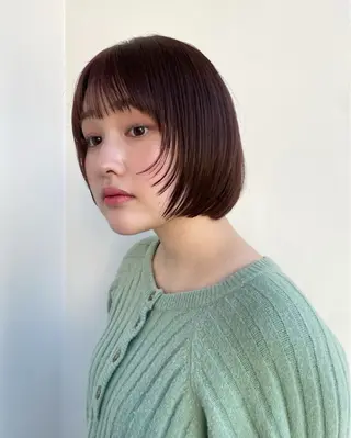 ショート 似合わせ/透明感 /レイヤー/りほ🤍のヘアスタイル