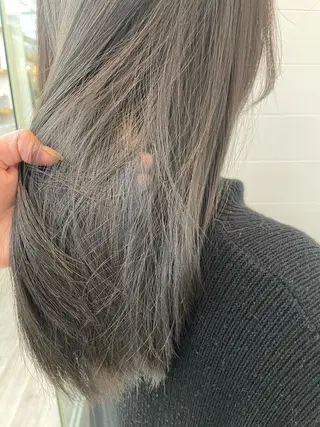 ロング カラー 前髪顔周り✂️店長 ❤️アマミヤ❤️のヘアスタイル