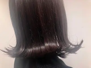 ミディアム カラー ベージュ指名No1 加賀詩織のヘアスタイル