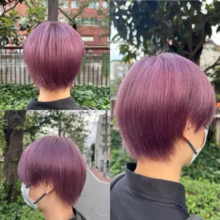 ショート カラー メンズ 居心地の良さ◎ 明るいお店です◎のヘアスタイル