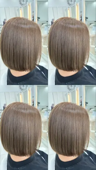 ミディアム カラー 髪質改善/艶カラー/ メンズパーマ/鈴木のヘアスタイル