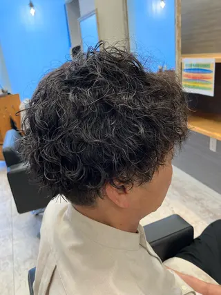 パーマ メンズ メンズ特化/パーマ/ フェードWATARUのヘアスタイル