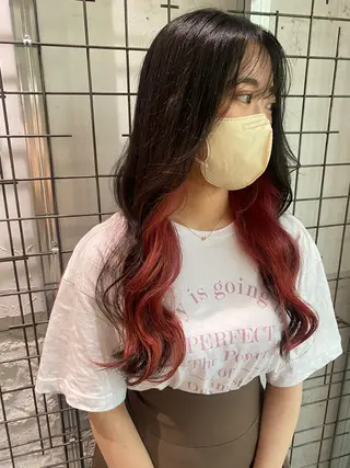 カラー AYANE 韓国ヘア /レイヤーカットのヘアスタイル