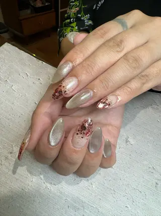 ネイル nail&eyelash mate所属・京都/東向日/桂 ayumiのネイルデザイン