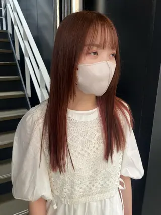 セミロング 西新/siohair 似合わせ/石尾刻矢のヘアスタイル