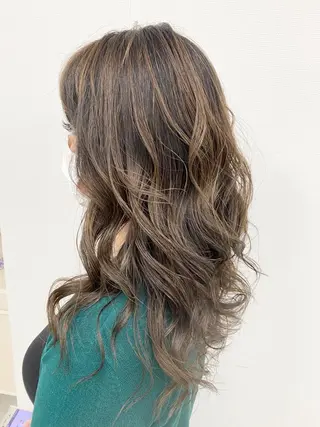 ロング 髪質改善カットカラー 小岩🌈くぼのヘアスタイル