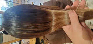 ミディアム 縮毛矯正/ 髪質改善/佐伯 駿のヘアスタイル