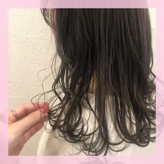 ミディアム カラー plum.所属・🍒前川 🍒のヘアスタイル