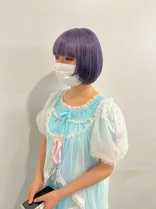 ミディアム カラー 🥃ベージュ/ ボブ🥃Yujiroのヘアスタイル