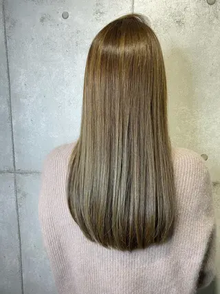 セミロング newi WASHIOのヘアスタイル