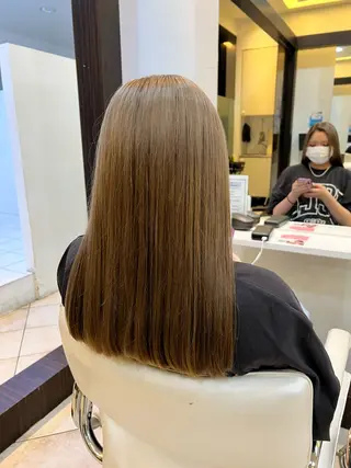 ロング カラー 🥀ダブルカラー/ 縮毛矯正🥀ユイキのヘアスタイル