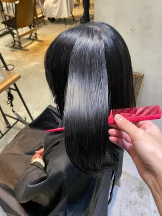 セミロング カラー ヘアアレンジ 🍀艶髪・透明感🍀 TATSUKIのヘアスタイル