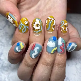 ネイル Nails VINATI所属・ササキスズナ Jr.ネイリストのネイルデザイン