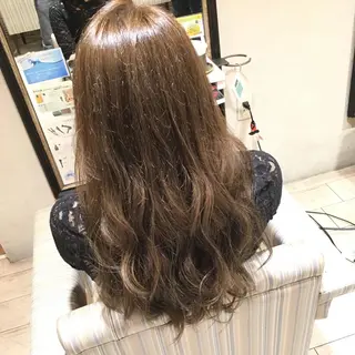 ロング カラー パーマ Dolce　梅田所属・城領 直輝のヘアスタイル