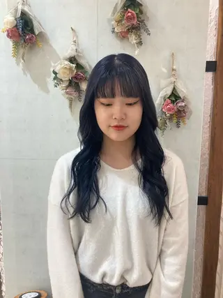 カラー 透明感ワンカラー 🎀髪質改善/AOのヘアスタイル