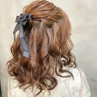 セミロング まつパ・ヘアセット ♡Chinami♡のマツエク・マツパデザイン