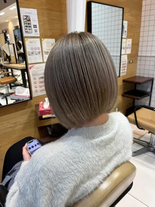 カラー ショート ルクール柏崎店　山岸 亜依瑠のヘアスタイル