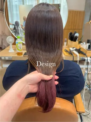 ロング カラー 🌸暖色/ダブルカラ ー　sakura🌸のヘアスタイル
