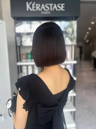 ショート 🫐ブルーラベンダー インナー🫐/MEIのヘアスタイル