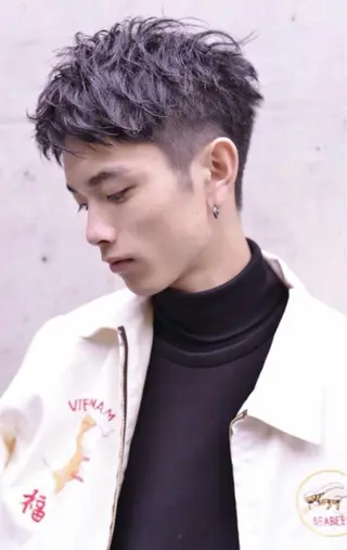 ショート カラー メンズ 髪質改善／艶髪特化 /柔らかさ/清水翔矢のヘアスタイル