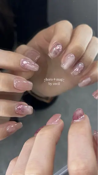 ネイル GRANDE大須 Cecil💜のネイルデザイン