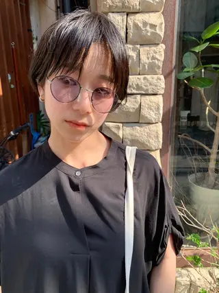 ショート カラー Libre×Reco所属・Libre 西野圭一のヘアスタイル