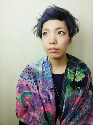 ショート カラー Lobec本山 吉村 勇樹のヘアスタイル