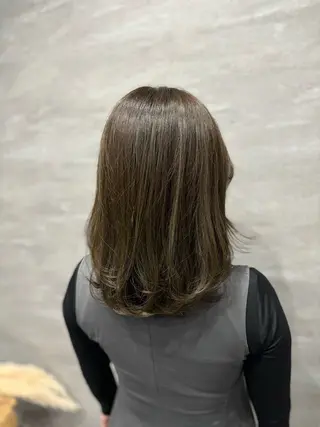 ミディアム カラー 永井大樹✨ 透明感カラー✨のヘアスタイル