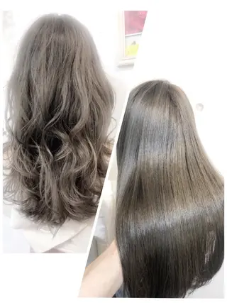 カラー グレージュ/髪質改善 Yamato.hのヘアスタイル