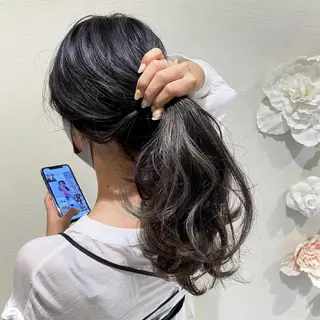 ロング カラー 横山 直輝のヘアスタイル