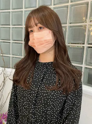 ロング カラー ヘアアレンジ JIEN 🌷 sakuraのヘアスタイル