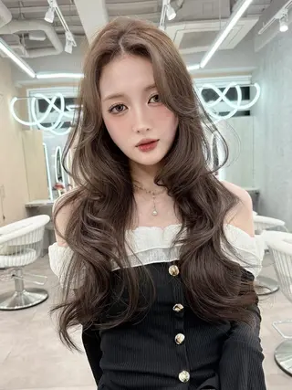 ロング カラー 韓国トレンドヘア こうすけのヘアスタイル