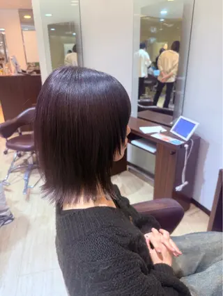 ミディアム カラー トバ ショウゴのヘアスタイル