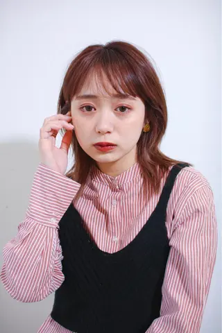 ミディアム La fith hair rond 立川店所属・kyosuke 透明感カラーのヘアスタイル