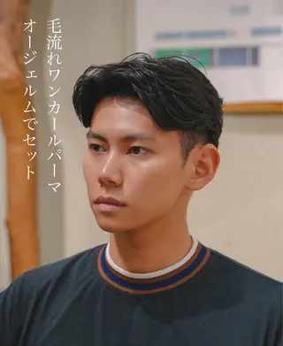 メンズ メンズカット 立川湧揮のヘアスタイル