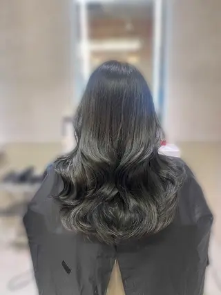 ロング haruna🤍 中韓mix✨のヘアスタイル