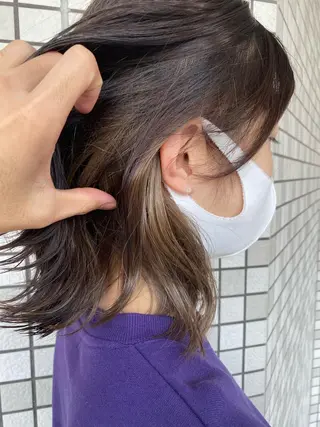 ミディアム カラー アンプヘアー  西京極店所属・unpeuhair/ 宮岡　光希のその他イメージ