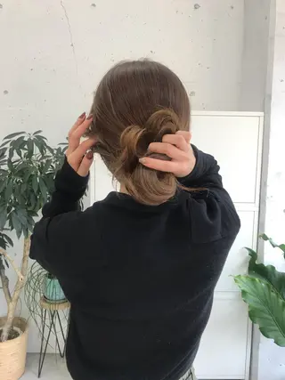 ロング カラー muku所属・レディースカット モデル/ayunaのヘアスタイル