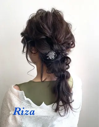 ヘアアレンジ HAIR MAKE Riza所属・谷口 弥生のヘアスタイル