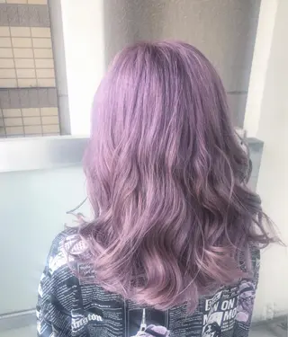 ミディアム カラー オーストヘアー ミコ所属・岩谷/ブリーチ 🫧透明感カラーのヘアスタイル