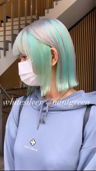 ショート カラー Selenehair 三条本店のヘアスタイル