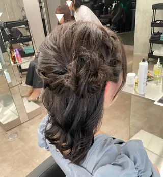ヘアアレンジ 速水 ゆきののヘアスタイル