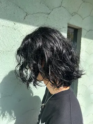 パーマ メンズ 【ブリーチモデル募集 】サキ🫧のヘアスタイル